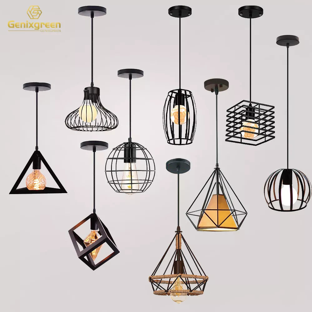 Retro Industrial Pendant Light