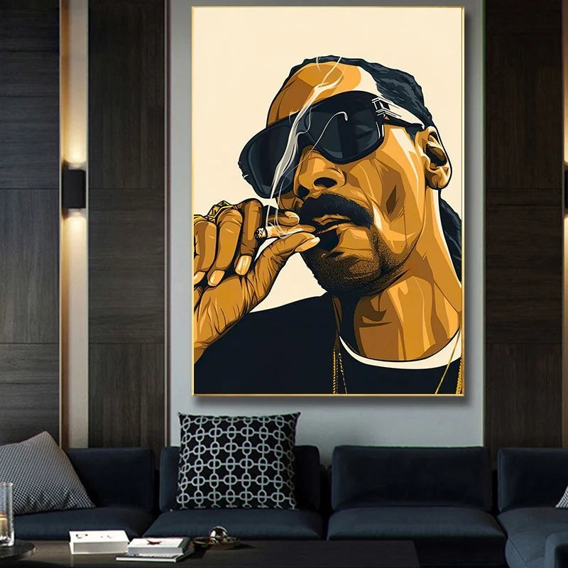 Hip Hop Snoop Dogg Singer Star Poster