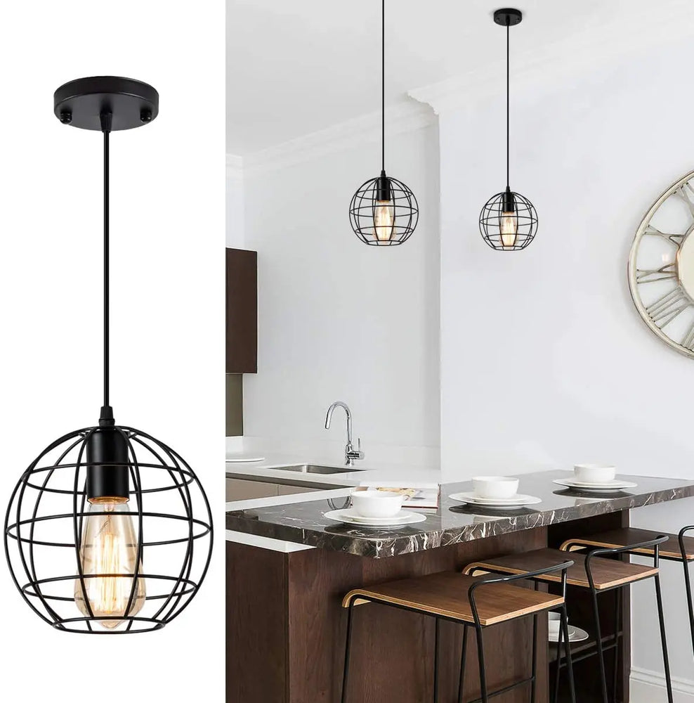 Retro Industrial Pendant Light