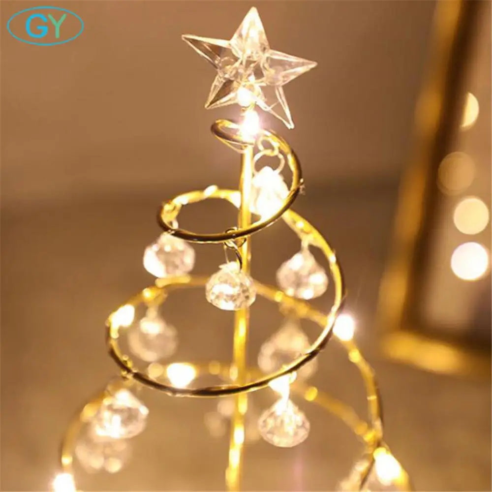 Christmas Fire Tree LED Table Lamp