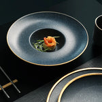 Gold Edge Ceramic Plate