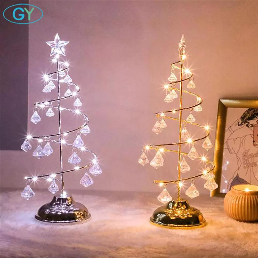 Christmas Fire Tree LED Table Lamp