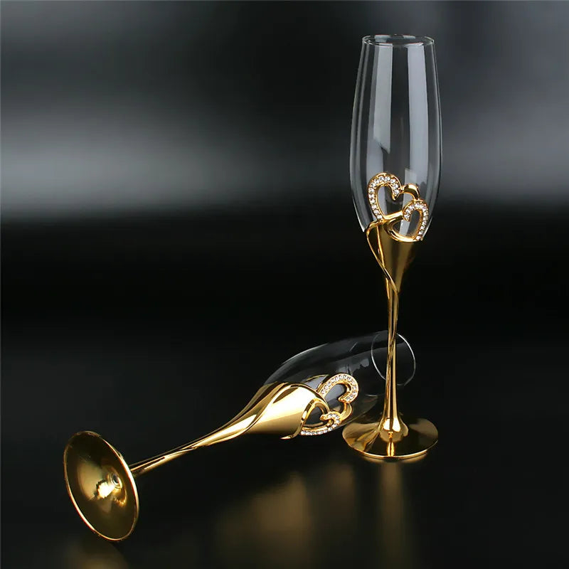 200ml Crystal Wine Glasses