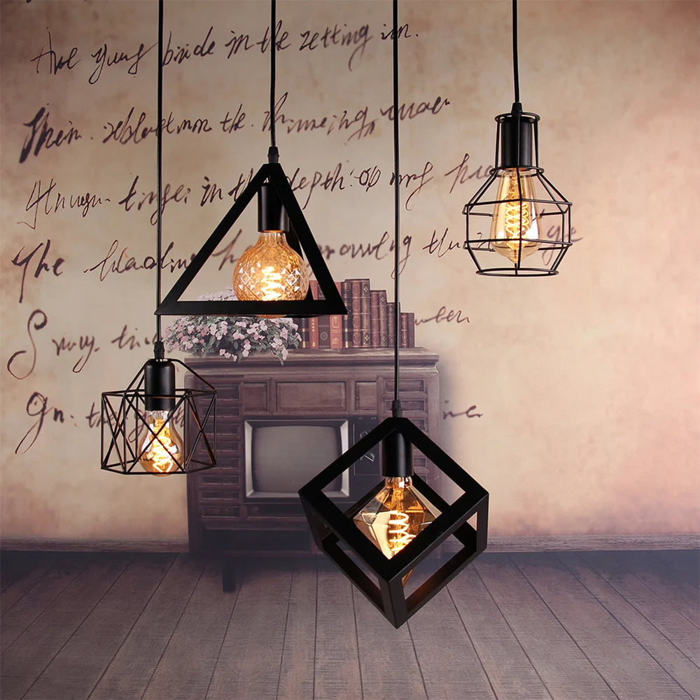 Retro Industrial Pendant Light