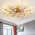 Crystal Leaf Shape Chandelier