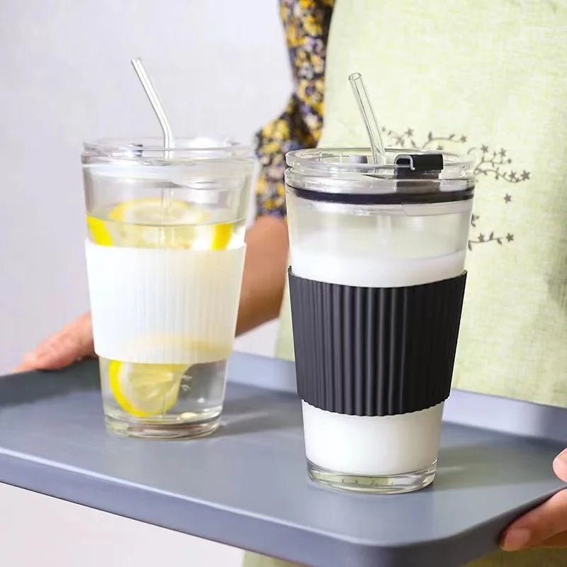 450ml Non-slip Tumbler With Straw