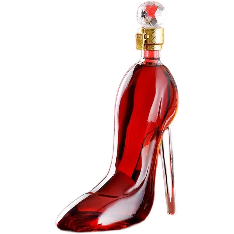 Luxurious Crystal 350/750ML High Heels Shape Decanter