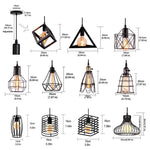 Retro Industrial Pendant Light