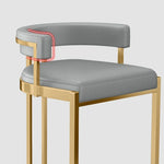 Modern Wrought Iron Stool