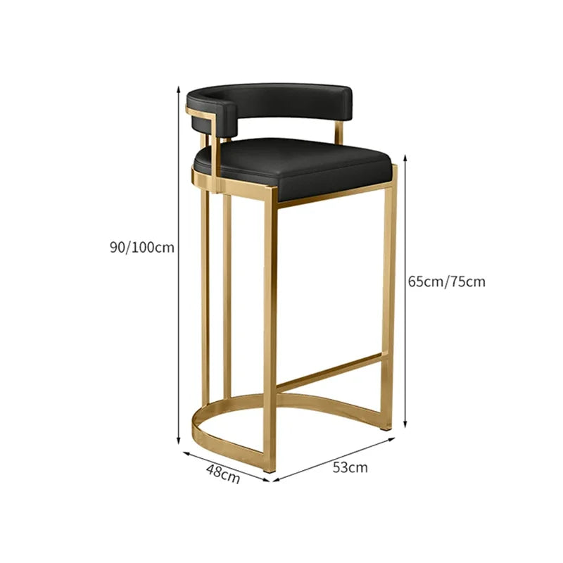 Modern Wrought Iron Stool