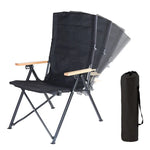 Outdoor Folding Chair Three-Speed Adjustable Long Back Chair