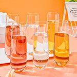 12pcs Disposable Champagne Glass