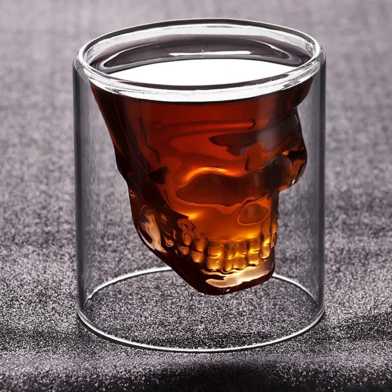 Classical Skull Shape Crystal Glass