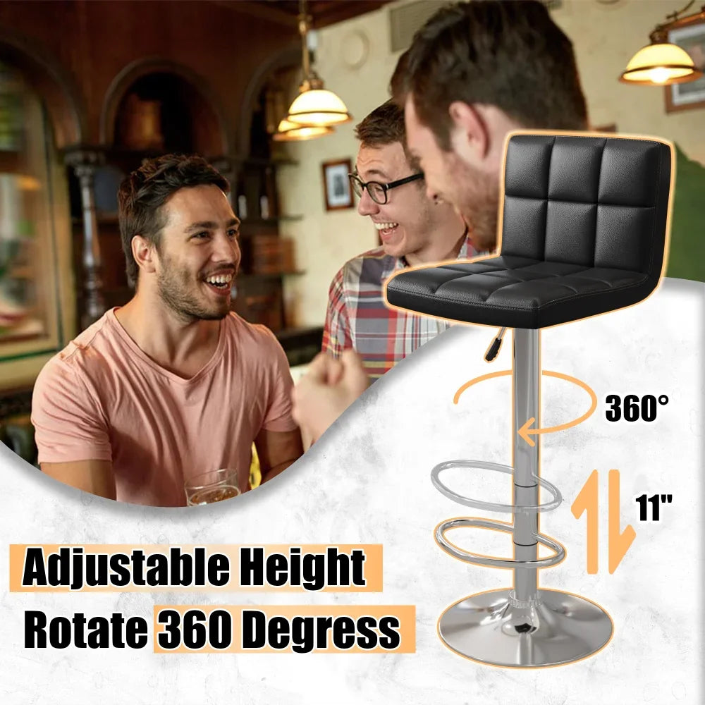 Adjustable Swivel Barstool